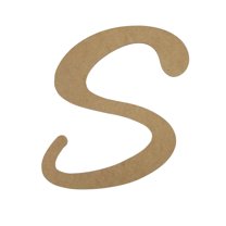 Wooden Letter Unfinished, Beloved Teacher Font, Craft Cutout