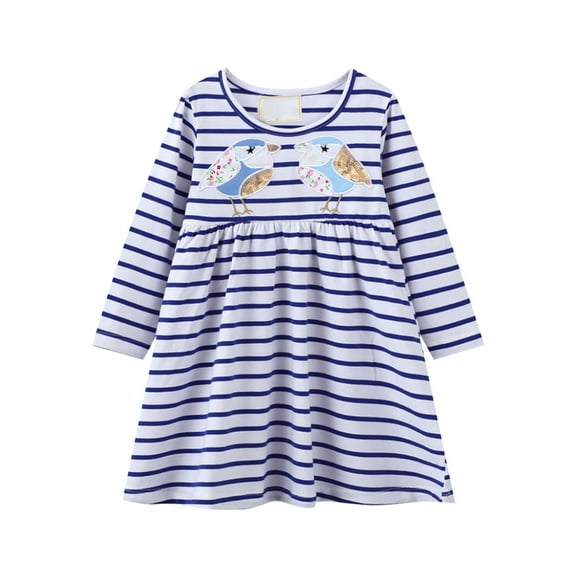 RIJOPUTY 4t Dress Girl Dresses Size 10-12 Tween Girls Clothes 10-12 Dress Up for Girls 3-4 Baby Girl Romper Gifts for 4 Year Old Girls Best Sellers Girls Gift Dress Set for Toddlers 3-5 Kids