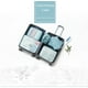 6Pcs Pliable Voyage Cubes d'Emballage, Sacs de Rangement Imperméables avec Boucle et Maille Design – image 4 sur 7