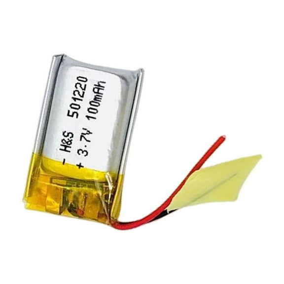 YIEMEEN 1Pc 3.7V 80mAh Lithium Rechargeable Battery 501220 Lightweighted For Headsets 3D Glasses Various Devices