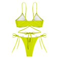 thumbnail image 4 of WILLBEST Traje de Baño Dama conjunto de Bikini de Mujer Tanga Bikini de Dos Piezas Traje de Baño Ajustable Sexy Traje de Baño con Anillo, 4 of 4