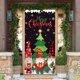 thumbnail image 2 of Decoraciones de Navidad Interior 35 X 79 Pulgadas Marco de Puerta de Navidad - Patrón de Santa Claus - Decoración de Puerta de Navidad - Decoración de Fiesta Del Festival, 2 of 6