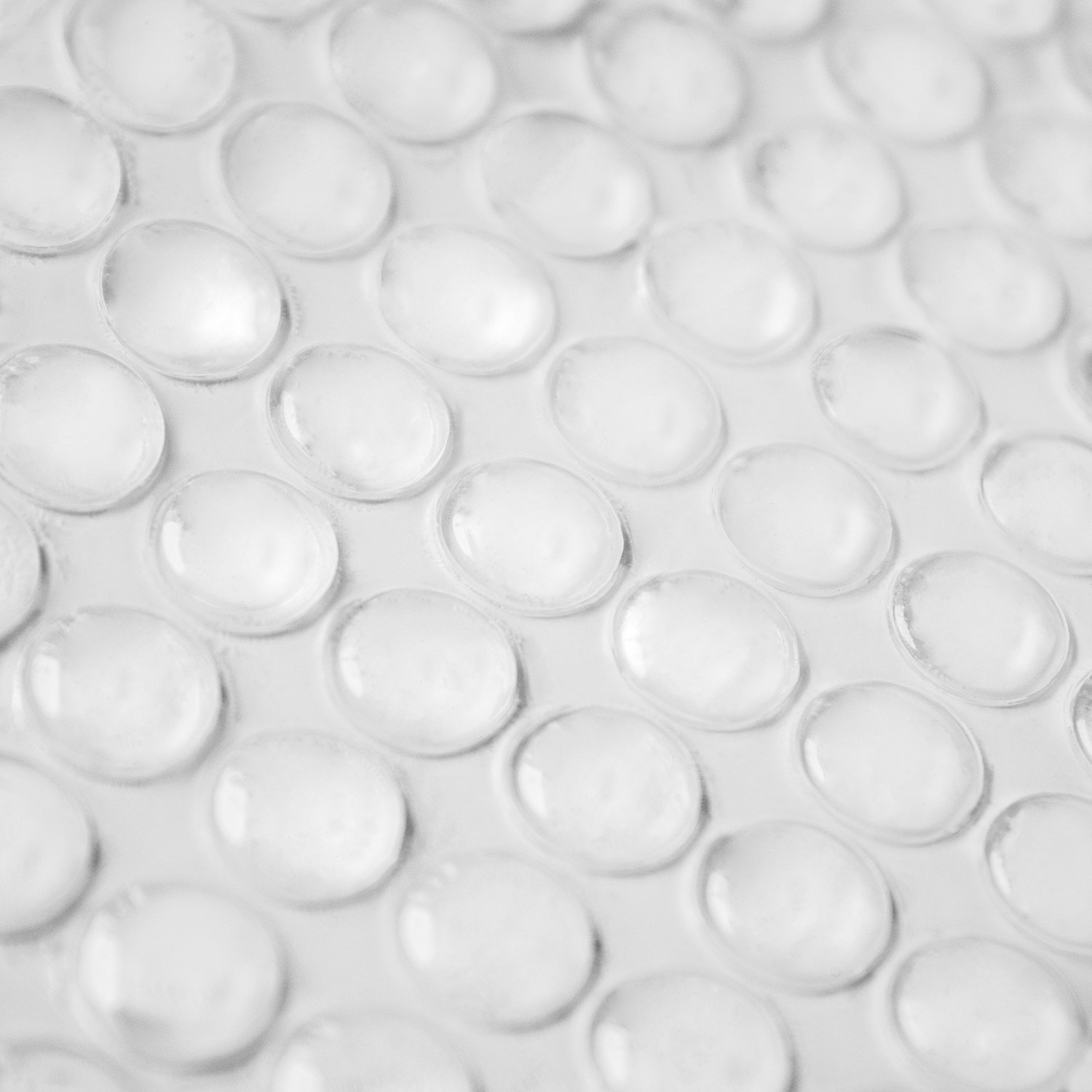Clear SelfAdhesive Dots Sound Dampening Rubber Jelly Buttons (8.5mm