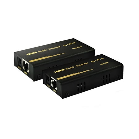 Ematic EMHSW110 HDMI Extender, Extends HDMI Signals Up To 200 (Best Hdmi Over Ethernet Extender)