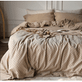 thumbnail image 2 of Zhuge Bed Sheets Set, Bedding Sheets Pillowcases Kit, Twin Bed Set, Hotel Bedding, Home Decor(Khaki), 2 of 5