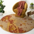 thumbnail image 2 of SAFAVIEH Soho Cyprus Abstract Wool Area Rug, Beige/Multi, 6' x 9', 2 of 10