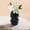 Blue BU, variant on Xecvkr Plastic Imitation Glazed Vase White Red Blue Living Room Flower Arrangement TV Cabinet Dried Fresh Flower Pot Versatile 8.1x3.5in 1 Piece