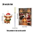 thumbnail image 3 of Home Decorate 2025 Holiday Advent Calendar Advent Calendar Collectible Funny Cow Commemorative Collectible Home Decorate M460-g 3979618 Digital Calendar Christmas Chocolate Calendar Count down Water, 3 of 7