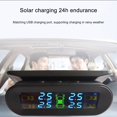 thumbnail image 4 of Car Tire Pressure Monitoring System Solar TPMS Tire Pressure Sensor Fuel Save Security Alarm Tire Pressure Control System, 4 of 9