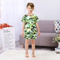 thumbnail image 7 of Camouflage Pattern Summer Pajama Set Soft Cotton Short Sleeve Sleepwear 2PCS Pajama Sets Breathable Lounge Set Size 8Y, 7 of 7