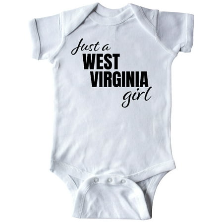 

Inktastic Just a West Virginia Girl Born and Raised Gift Baby Girl Bodysuit