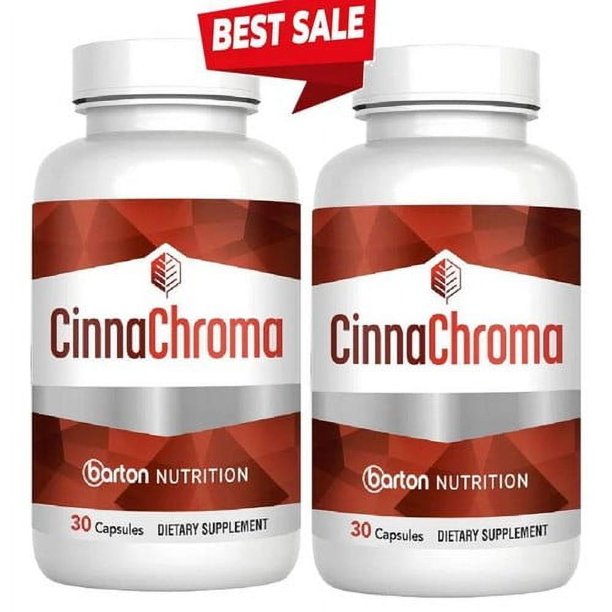 Suplemento avanzado de azúcar en sangre CinnaChroma con D3 de Barton Nutrition 30/60X NUEVO Mejor