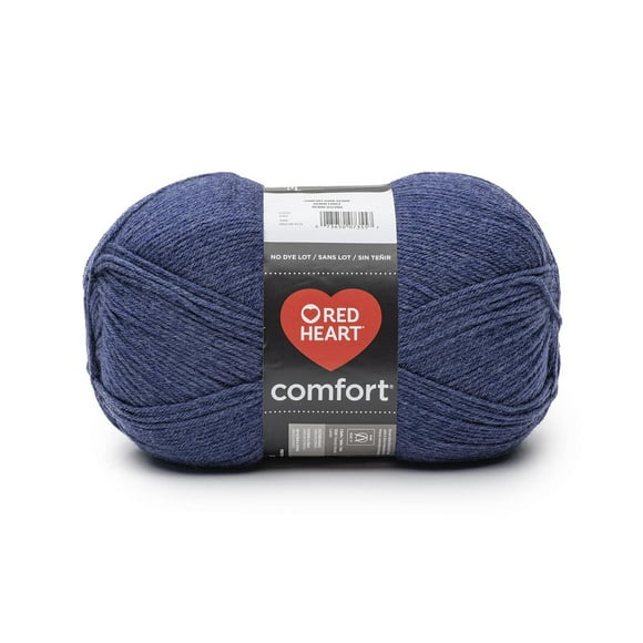 Red Heart® Comfort® Yarn, Solid, Acrylic #4 Medium, 16oz/454g, 867 Yards, Versatile yarn large ball size