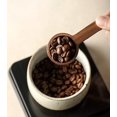 thumbnail image 5 of 1 cuchara de madera para moler café, granos o té, utensilios de cocina (madera de nogal corta), 5 of 5