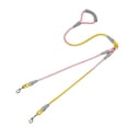 thumbnail image 2 of Rewenti Double Dog Leash with Foam Handle Gradient Nylon Rope for Two Dogs Double Hook Walking Lead for Small to Medium Dogs, 2 of 5