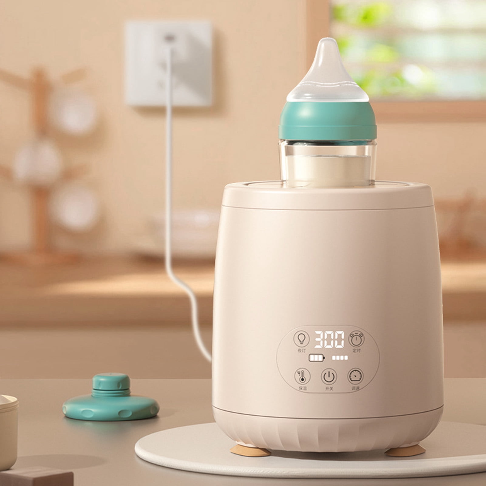 Nieyigj Electric Baby Formula Mixer, Automatic Infant Bottle Shaker with 4 Intelligent Mixing Modes, Low Noise Milk Shaker for 50-75mm Bottles (7.08 inches / 18 cm)