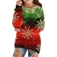 thumbnail image 1 of XXWXYD Chandail en Molleton Graphique de Noël pour Filles, Col Rond Manches Longues Chandail pour Automne Hiver Vacances, Chemise Décontractée de Noël avec Design Festif, Cadeau de Vacances 2023 pour Enfants, 1 of 5
