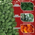 thumbnail image 4 of Christmas Trees 6ft Christmas Tree with Memory Wire, 760 Tips Hinged Artificial PVC Tree, Easy Setup Green Xmas Tree for Indoor Holiday Decoration,Artificial Christmas Trees, 4 of 8