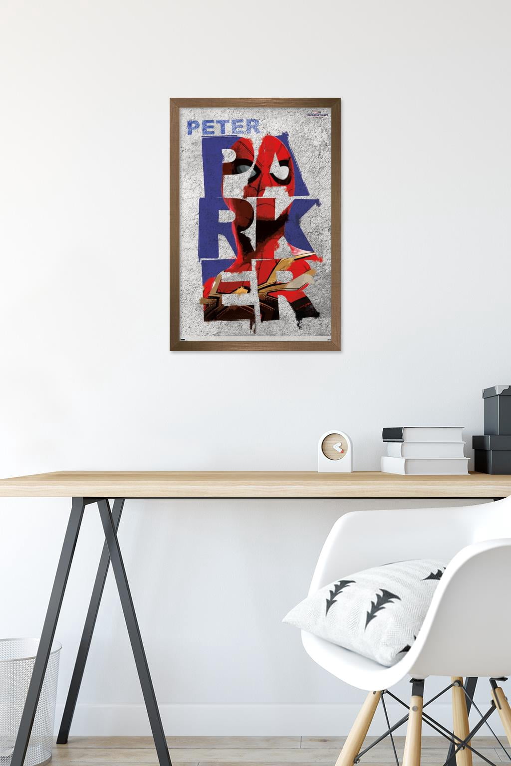 Marvel Spider-Man: No Way Home - Parker Wall Poster, 14.725" x 22.375" Framed