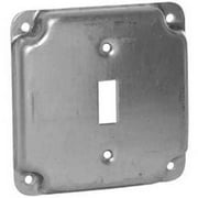 2PC Raco Raco 800C 4 Inch Square Box With 1 Toggle Cover
