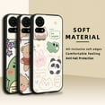 thumbnail image 2 of LYM-Phone Case For TCL 50LE/T510SPP, Cute Anti-dust Waterproof Shockproof Fashion Design Full wrap Cartoon TPU Soft case Back Cover Dirt-resistant Silicone Anti-knock Durable protective, 2 of 9