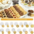 thumbnail image 5 of Stainless Steel Cookies Press, Baking Decorating Tools Set, 2026 New Cookies Press for Baking, Cookie Press Gun Kit with 8 Icing Tips and 13 Cookie Discs, Complete Cake Frosting Kit for Home Kitchen, 5 of 7