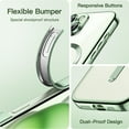 thumbnail image 6 of JETech Electroplated Case for iPhone 15 6.1-Inch, Camera Lens Full Protection, Compatible with MagSafe Wireless Charging, Shockproof Soft TPU Phone Cover (Green), 6 of 7