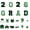 Green, variant on Graduation Decorations, Car Magnet in Red with Congrats Grad Message, Magnetic for Refrigerator and Bumper, Great for Graduation Party and Ceremony Decoration