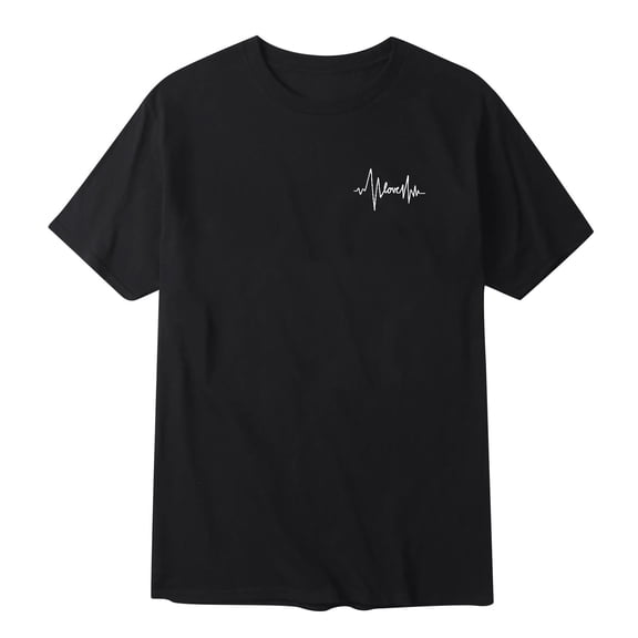 FUZHIQ Big and Tall T Shirts for Men 5xlt Trendy Breathable Crewneck Streetwear Tees Clothes Athletic Running Gym Workout Short Sleeve Tee Shirts for Men,M