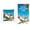 Sky Blue2, variant on Lume Wear 2 in1 Oversized Sand Proof Microfiber Towel and Backpack a Convertible Wearable Beach Mat. Packable Lightweight for Camping and Cruise