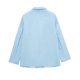 thumbnail image 3 of Puntoco Mujer Nuevo Estilo Manga Larga Color Sólido Doble Botonadura Blazer Rollbacks Puntoco Puntoco-3133, 3 of 6