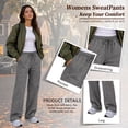 thumbnail image 4 of SWQZVT Sweatpants for Women Lounge Pants Workout Gym Active Elastic Waisted Comfy Joggers for Women Fall Sweat Pants, 4 of 7