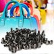 thumbnail image 3 of 200pcs Hollow Rivets Flat Round Cap Rivets for Boxes Bags Fasteners 8 x 8mm Black, 3 of 3