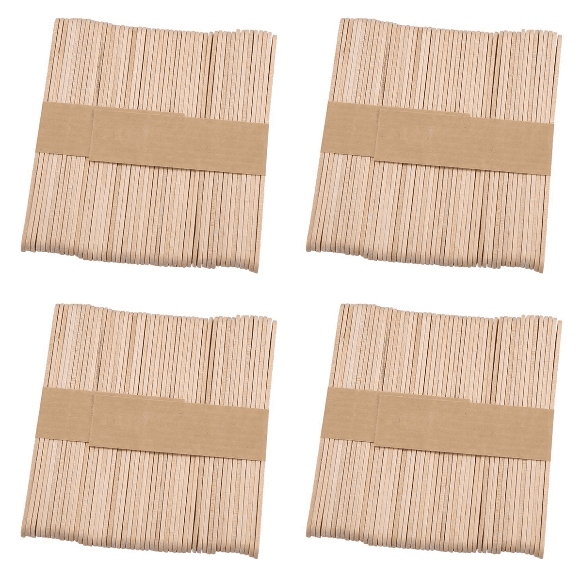 1000 Pcs Craft Sticks Ice Cream Sticks Wooden Popsicle Sticks 114MM Length Treat Sticks Ice Sticks