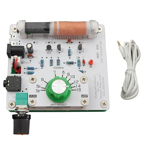 AMT-MW207 Medium Wave Radio Transmitter AM Radio Transmitter 525-1605kHz 6V TAPDRA Spare Part