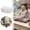 C, variant on Stainless Steel 3-Tier BBQ Grill Rack, Round & Square Grid Barbecue Grate with Even Heat Distribution, Multi-Functional Grill for Outdoor Cooking Patio Backyard, Air Fryer Compatible