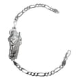 thumbnail image 1 of JOYARIS Pulsera San Judas Tadeo Liso Esclava Plata Solida Ley 925 Talla Largo/Ancho: 19.5 cm x 4 mm PT-0000684, 1 of 4