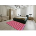 thumbnail image 5 of Ahgly Company Machine Washable Indoor Rectangle Transitional HotPink Area Rugs, 8' x 12', 5 of 7