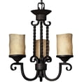 thumbnail image 2 of Hinkley Casa Collection Three Light Chandelier, Olde Black, 2 of 2