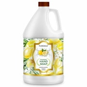 Puremax Foaming Hand Soap Refills Lemon Basil with Essential Oils, Moisturizing  128 fl oz