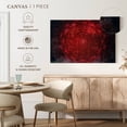 thumbnail image 5 of Elephant Stock Glowing Red Mandala Wall Art - Horizontal Canvas Wall Art - Living Room Wall Decor - Decor Elements Canvas - Red And Black Decor - 12" x 8", 5 of 8