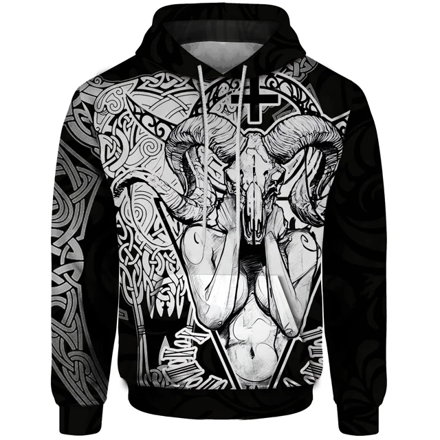 Sudadera con capucha para hombre de nuevo estilo de otoño, informal y versátil, nueva en sudaderas, sudadera moderna con estampado de monstruo, sudadera moderna y cómoda