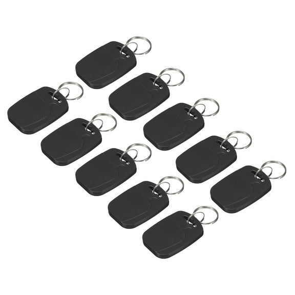 Uxcell 13.56MHz M1 Read Only RFID Proximity IC Key Fobs Smart Tag Black 12 Pack