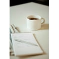 thumbnail image 2 of Millet, Karyn 13x18 White Modern Wood Framed Museum Art Print Titled - Coffee and Reflections, 2 of 4