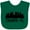Green, variant on Inktastic Tampa Florida City Skyline Boys or Girls Baby Bib