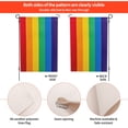 thumbnail image 4 of Rainbow Pride Flag Garden Flag, LGBTQ Pride Flag, Gay Pride Yard Flag, Front Porch Decor Outdoor Indoor Decorations 12 x 18 inch, 4 of 7
