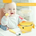 thumbnail image 2 of Utensilio infantil Ticfox cuenco antideslizante Vajilla naranja, 2 of 14