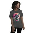 thumbnail image 2 of Everyday Staples Cute Racoon Valentine's Day Art Short-Sleeve T-Shirt (Heather Dark Grey, L), 2 of 2