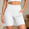 thumbnail image 4 of WAGUTH Summer Casual Workout Shorts with Pockets,White,S, 4 of 6