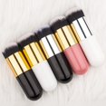 thumbnail image 2 of 1 pieza nueva brocha para base Chubby Pier, brocha plana para maquillaje en crema, brocha para maquillaje cosmético profesional, 2 of 6